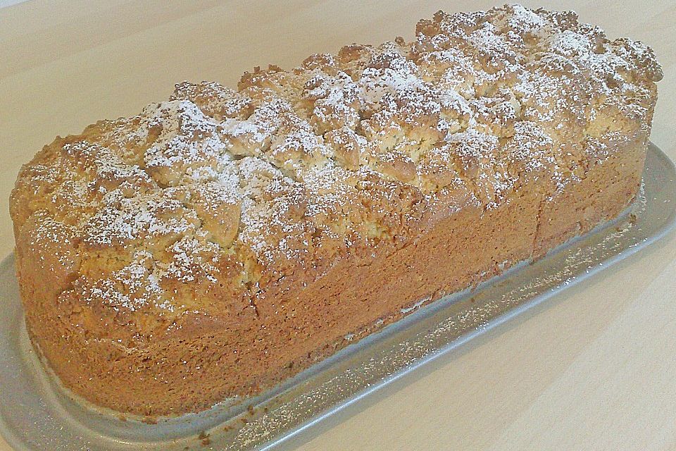 Marzipankuchen mit leckeren Marzipanstreuseln Marzipankuchen mit leckeren Marzipanstreuseln