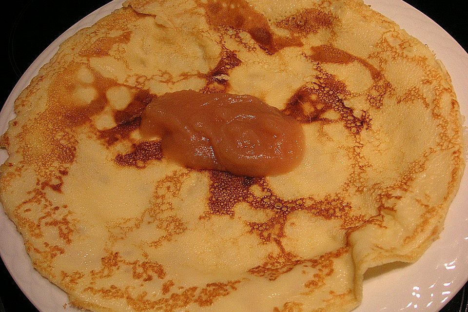 Eierkuchen aus Quarkteig