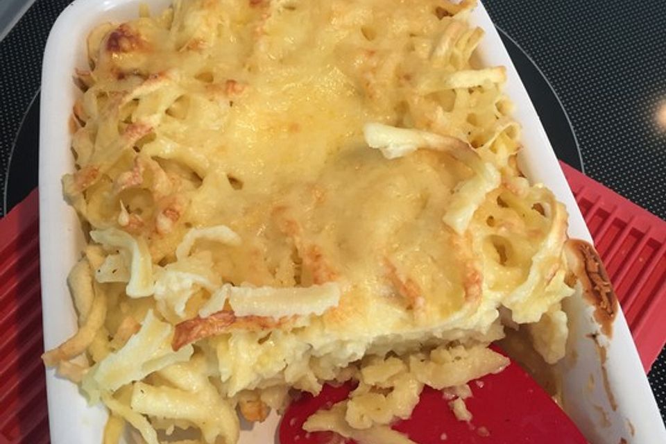 Kässpätzle aus dem Backofen