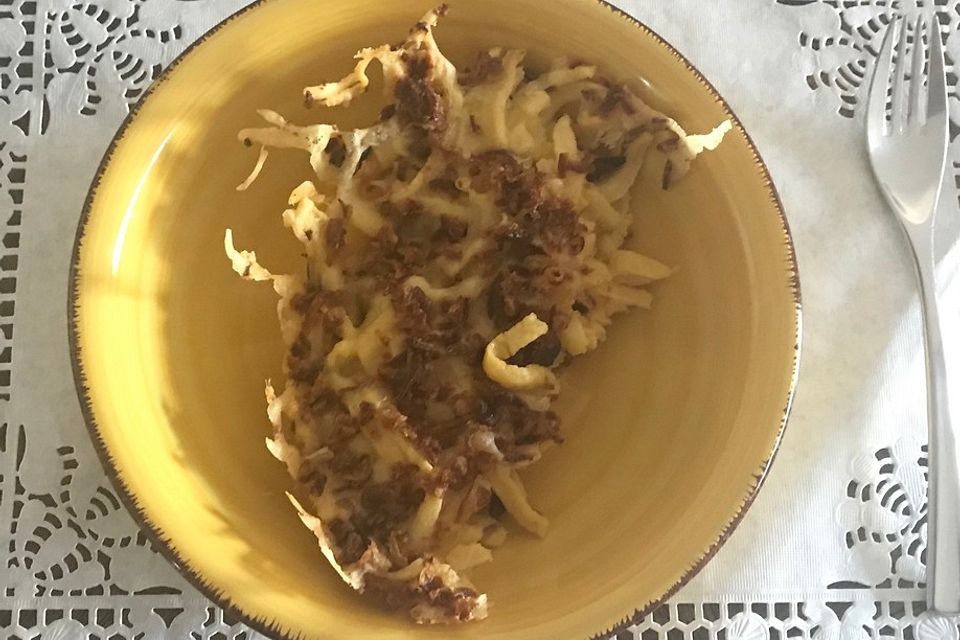 Kässpätzle aus dem Backofen