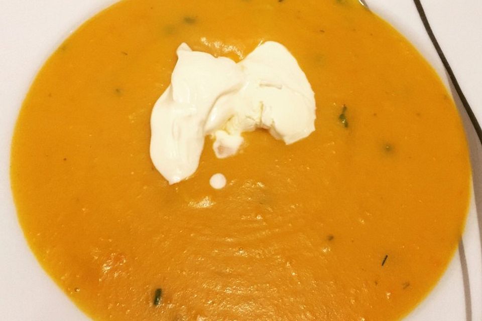 Kartoffel-Kürbis-Suppe