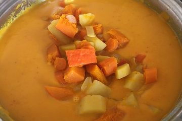 Kartoffel-Kürbis-Suppe