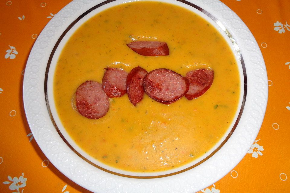 Kartoffel-Kürbis-Suppe