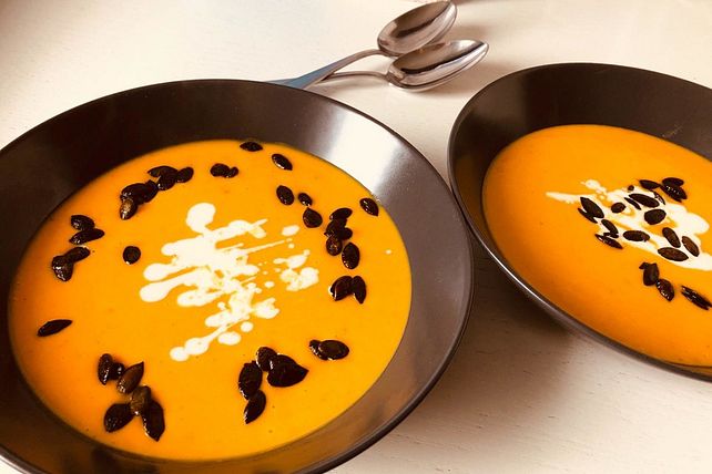 Kartoffel-Kürbis-Suppe von maija2| Chefkoch Kartoffel-Kürbis-Suppe von maija2| Chefkoch