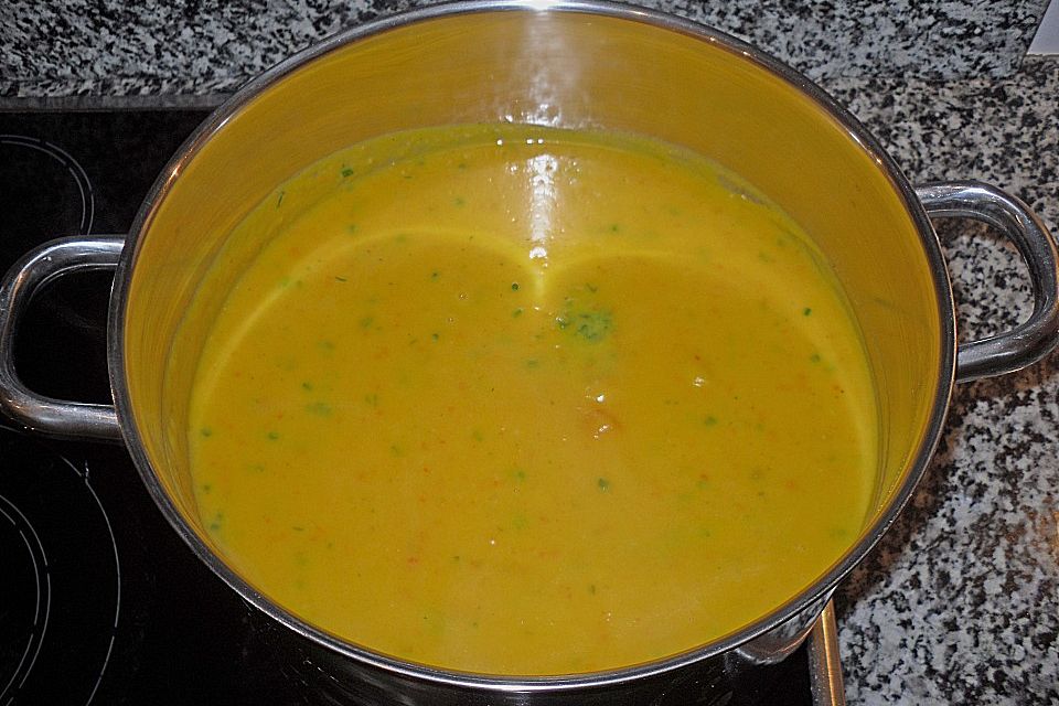 Kartoffel-Kürbis-Suppe