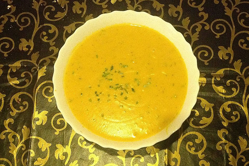 Kartoffel-Kürbis-Suppe