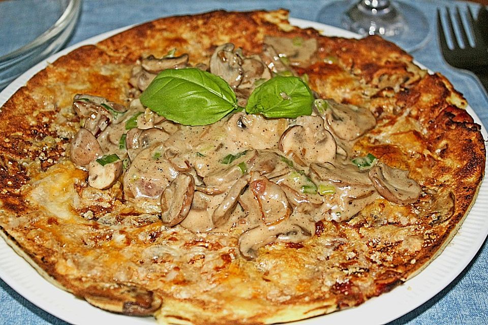 Champignon - Speck - Pfannkuchen