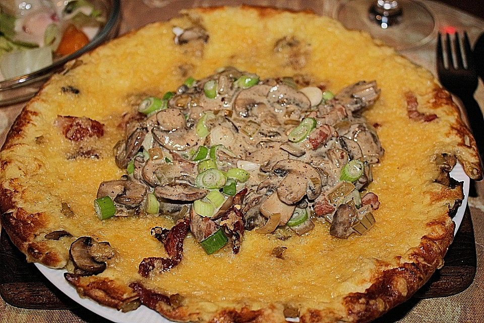 Champignon - Speck - Pfannkuchen