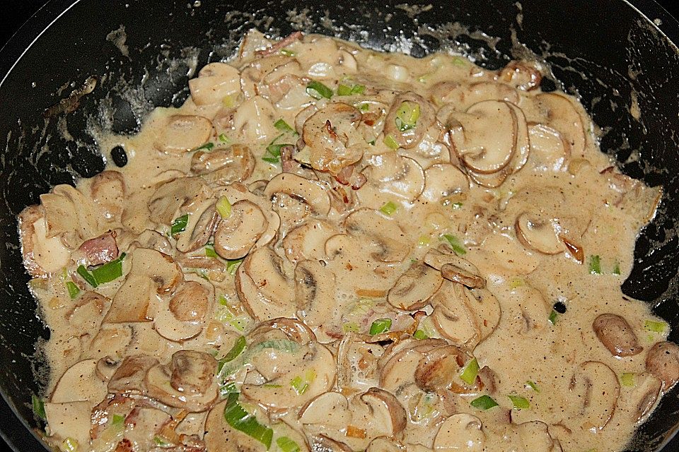 Champignon - Speck - Pfannkuchen