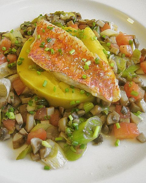 Rotbarbenfilet Rezepte | Chefkoch