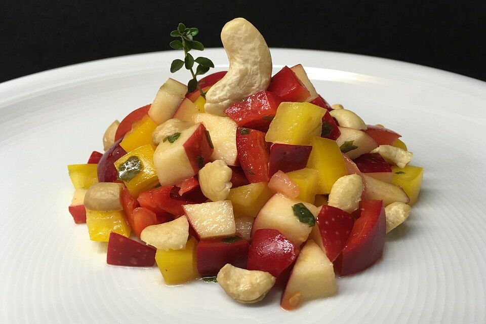 Apfel - Paprika - Salat