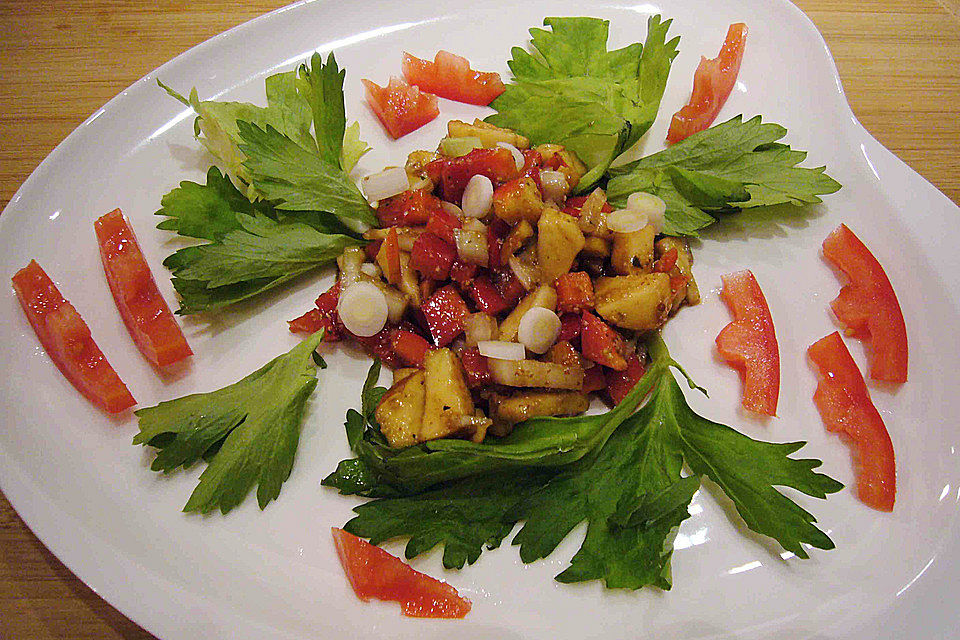 Apfel - Paprika - Salat