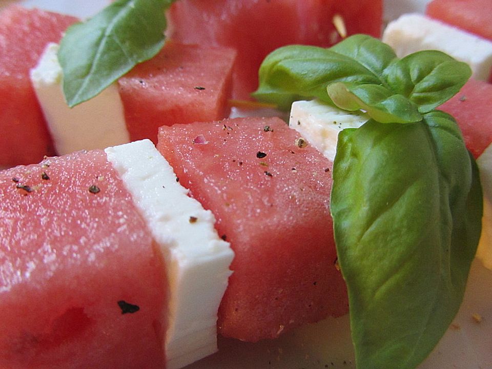 Wassermelone mit Feta von webbl| Chefkoch