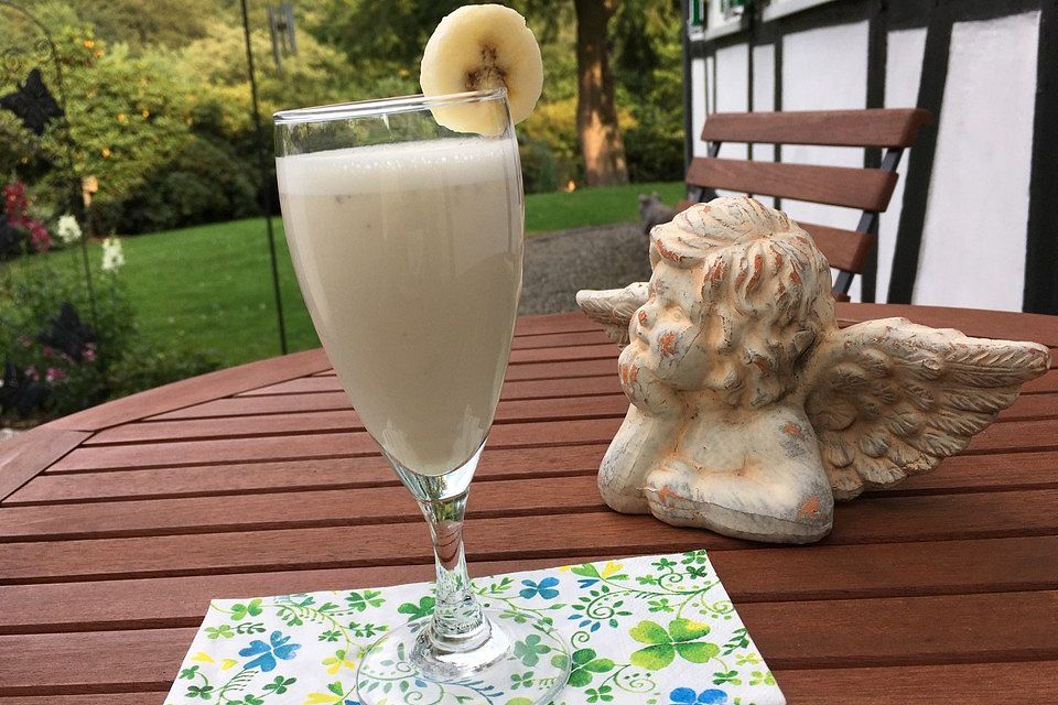 Bananenmilch ohne Alkohol