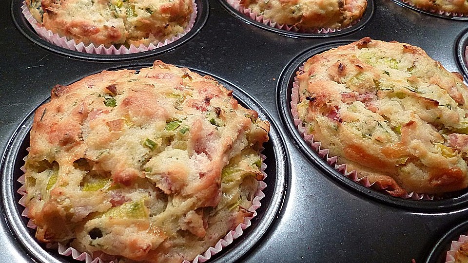 Lauch Schinken Muffins Von Anjajessica Chefkoch 