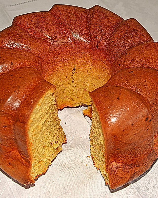 Super leckerer Rührkuchen mit Apfelsinensaft