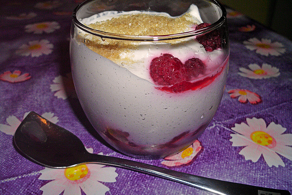 Himbeer - Sahne - Joghurt - Traumdessert