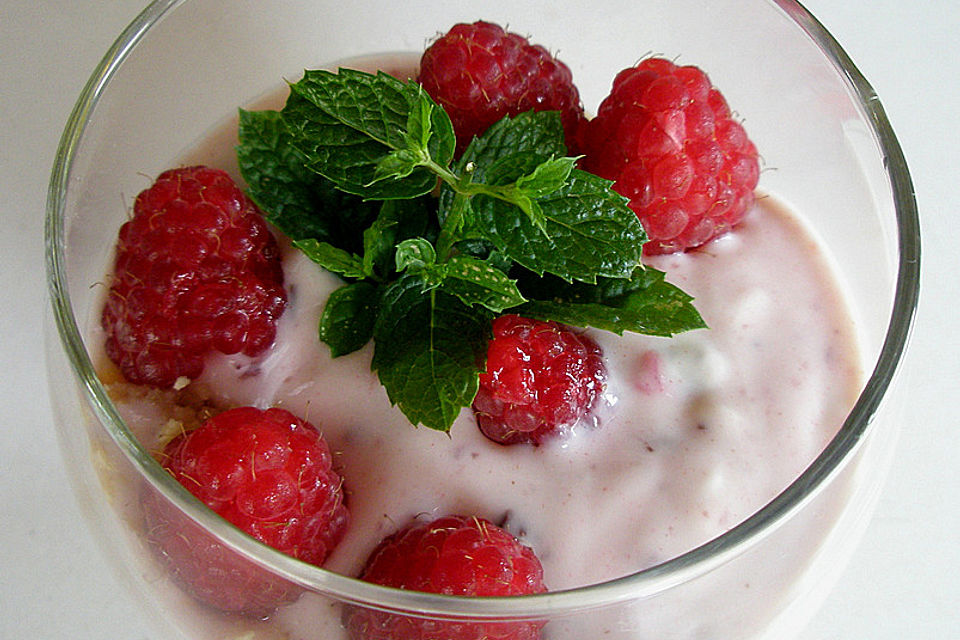 Himbeer - Sahne - Joghurt - Traumdessert