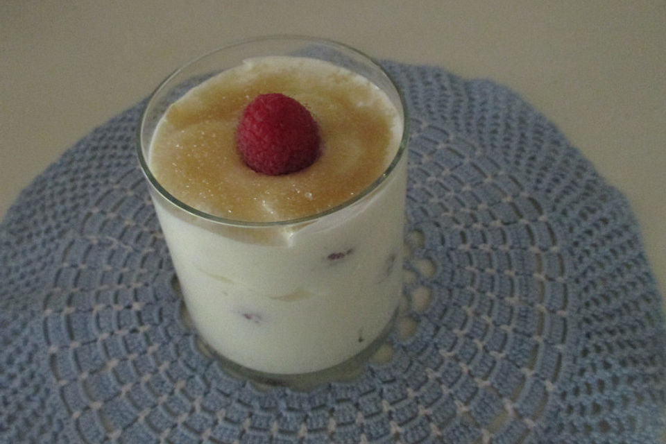 Himbeer - Sahne - Joghurt - Traumdessert