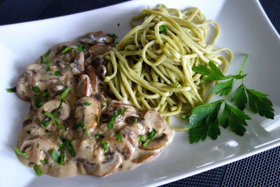 Champignon - Sauce für Pasta