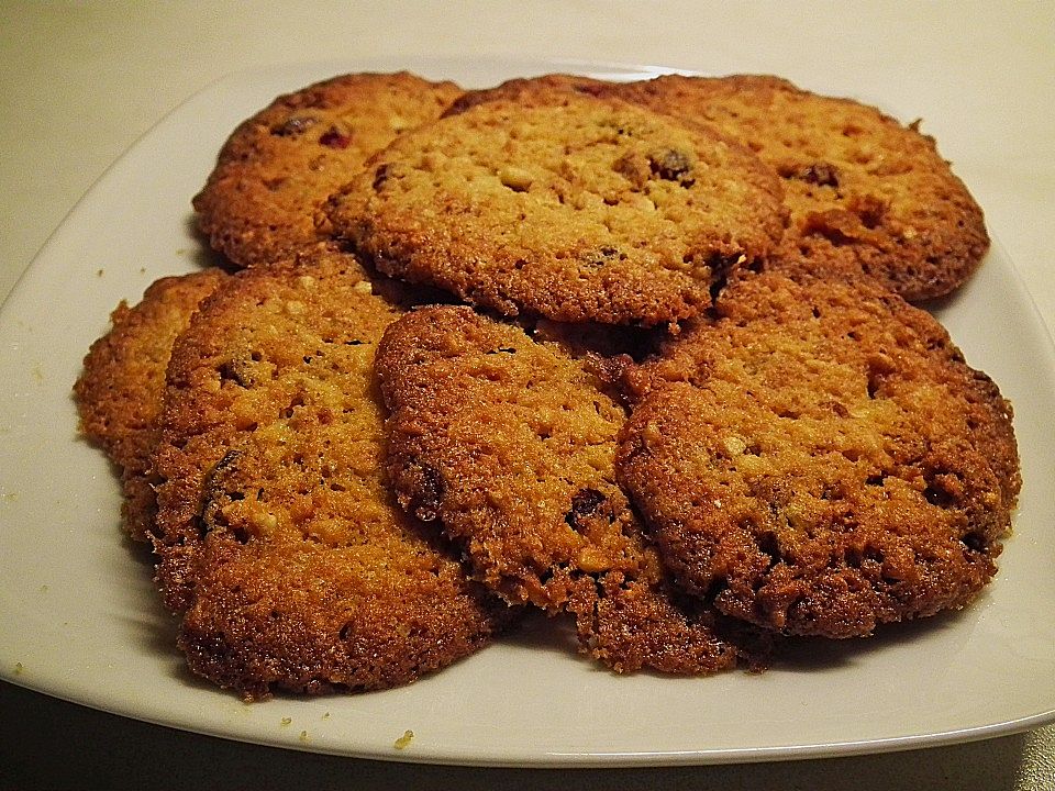 Cranberry - Walnuss - Cookies von sh19| Chefkoch