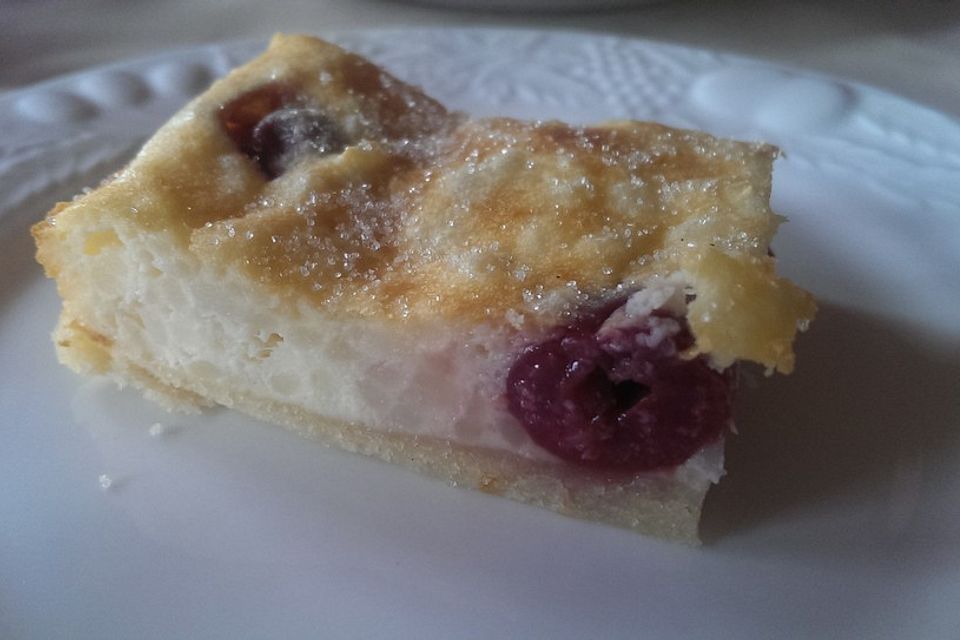 Milchreiskuchen vom Blech