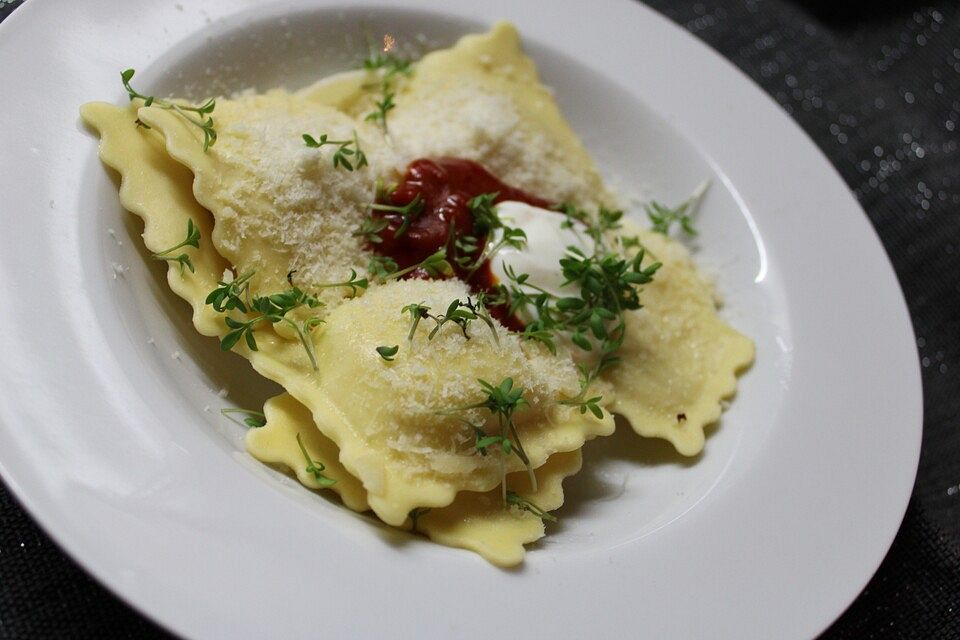 Ravioli mit 3 verschiedenen Füllungen