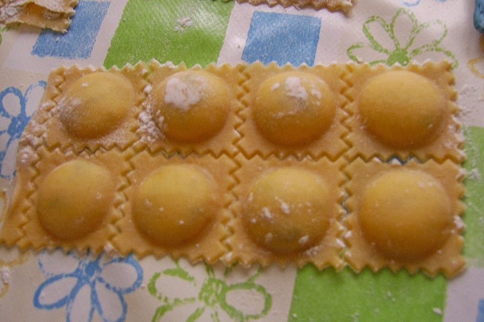 Ravioli mit 3 verschiedenen Füllungen