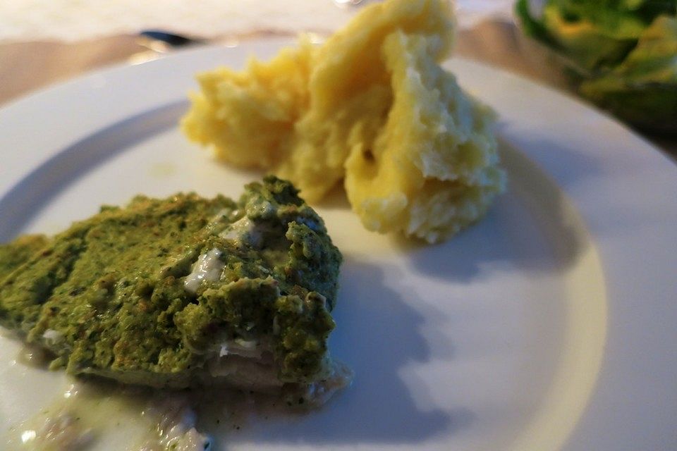 Fischfilet mit Kräuterkruste