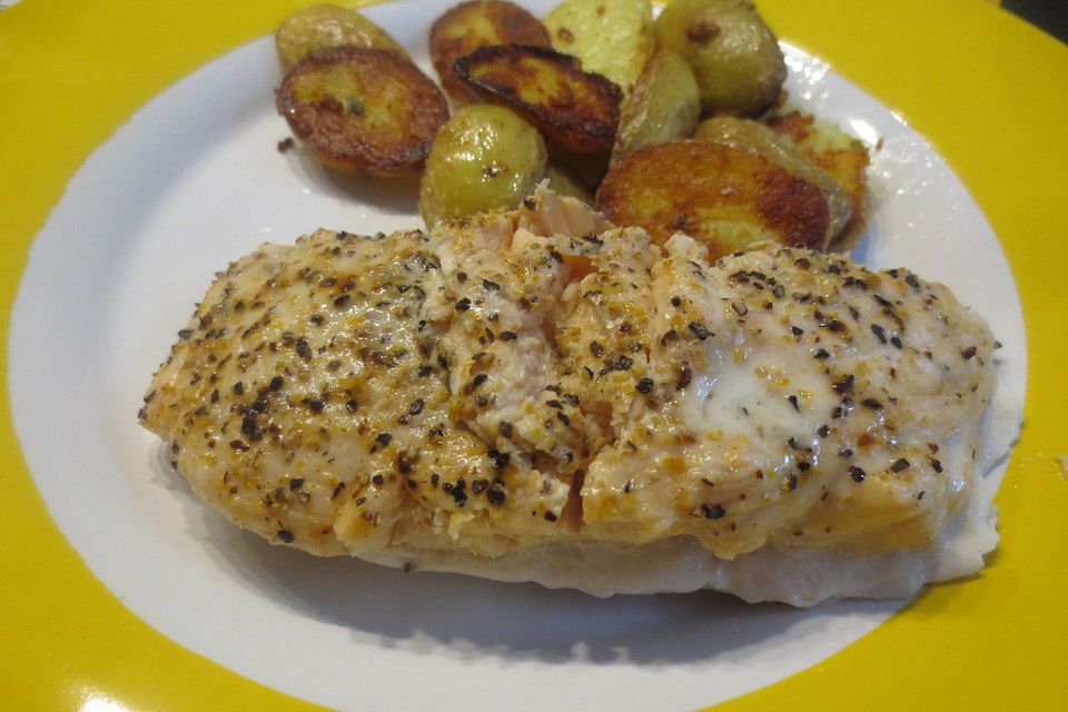 Fischfilet mit Kräuterkruste