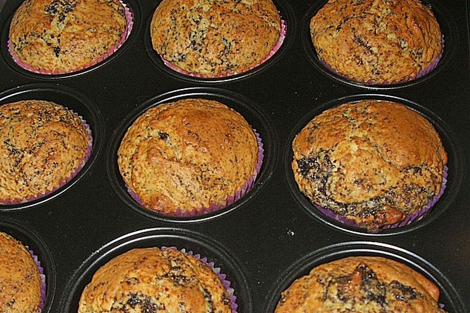 Zitronen - Mohn - Muffins