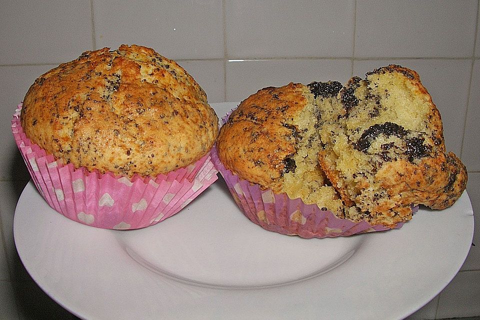 Zitronen - Mohn - Muffins