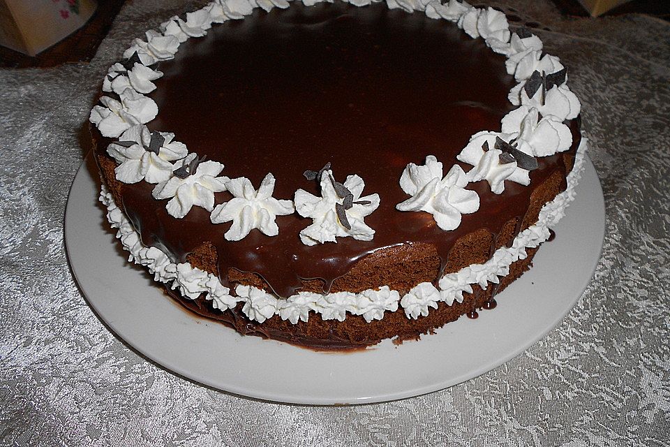 Vanille - Schoko - Torte