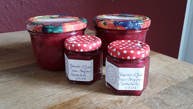 Samtige Kirsch - Marzipan - Marmelade von supermausi76 Samtige Kirsch - Marzipan - Marmelade von supermausi76