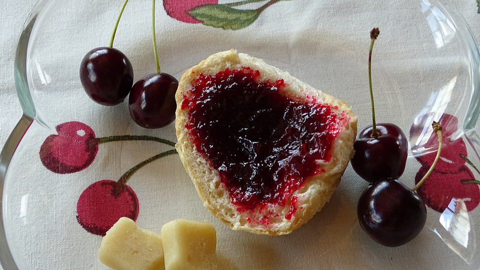 Samtige Kirsch - Marzipan - Marmelade von supermausi76 Samtige Kirsch - Marzipan - Marmelade von supermausi76