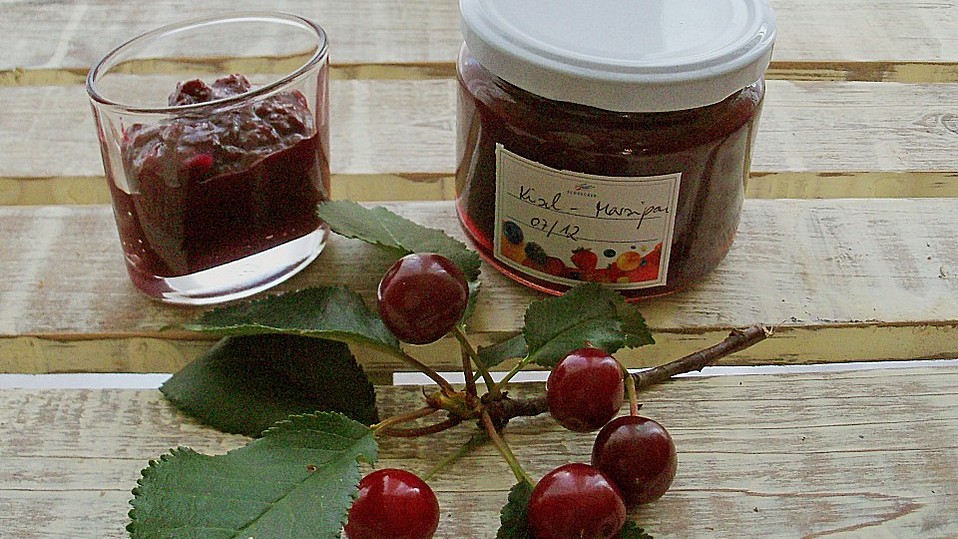 Samtige Kirsch - Marzipan - Marmelade von supermausi76 Samtige Kirsch - Marzipan - Marmelade von supermausi76