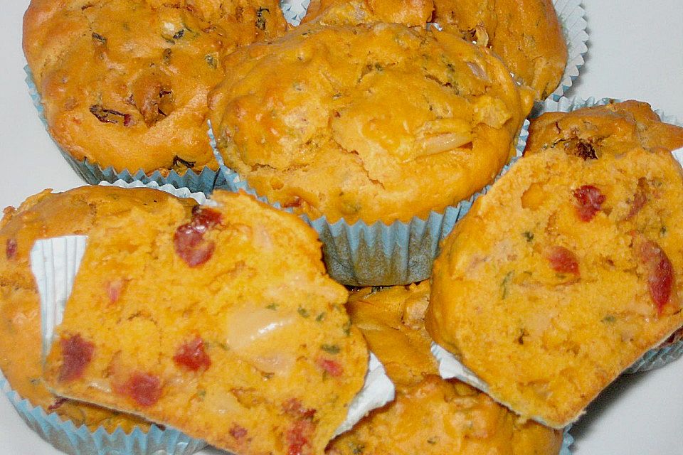 Pikante Tomaten - Muffins