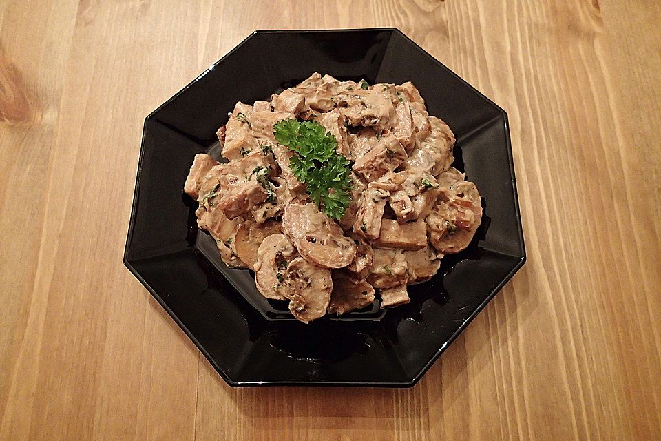 Tofu - Champignon Pfanne