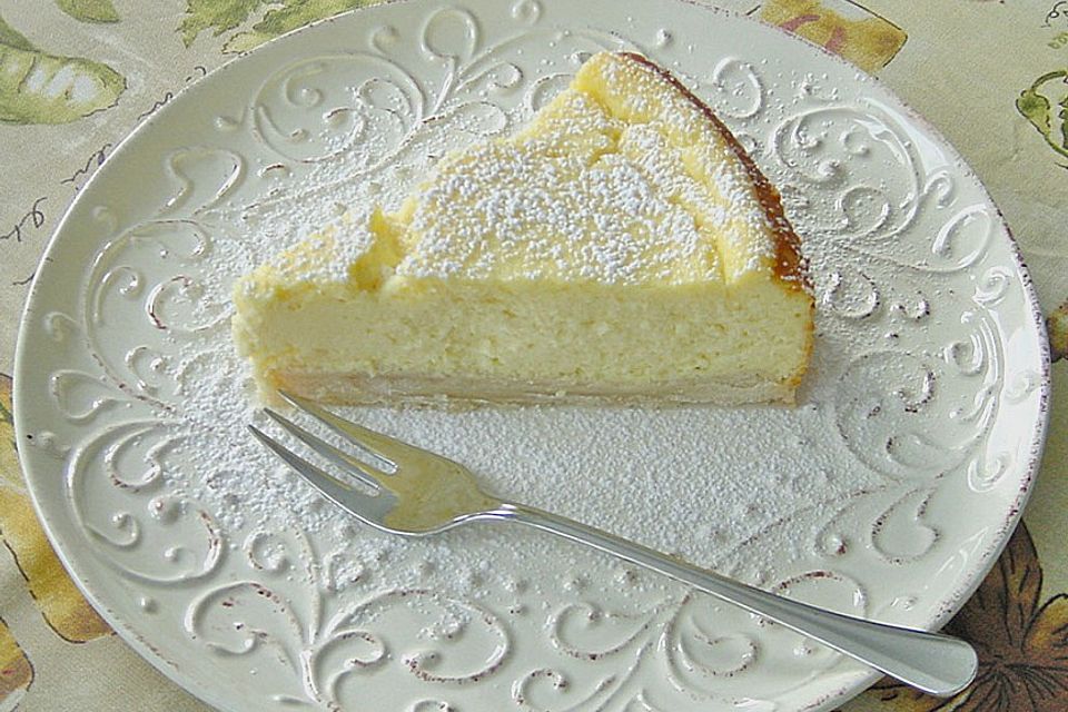 Käsekuchen mit Eierlikör