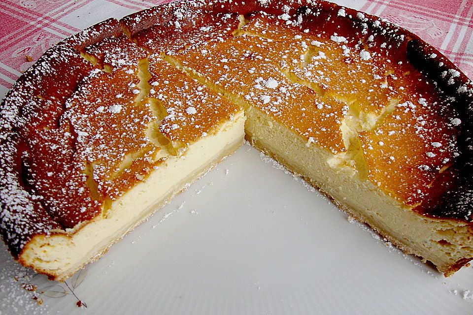 Käsekuchen mit Eierlikör