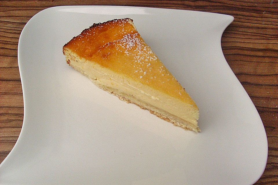 Käsekuchen mit Eierlikör