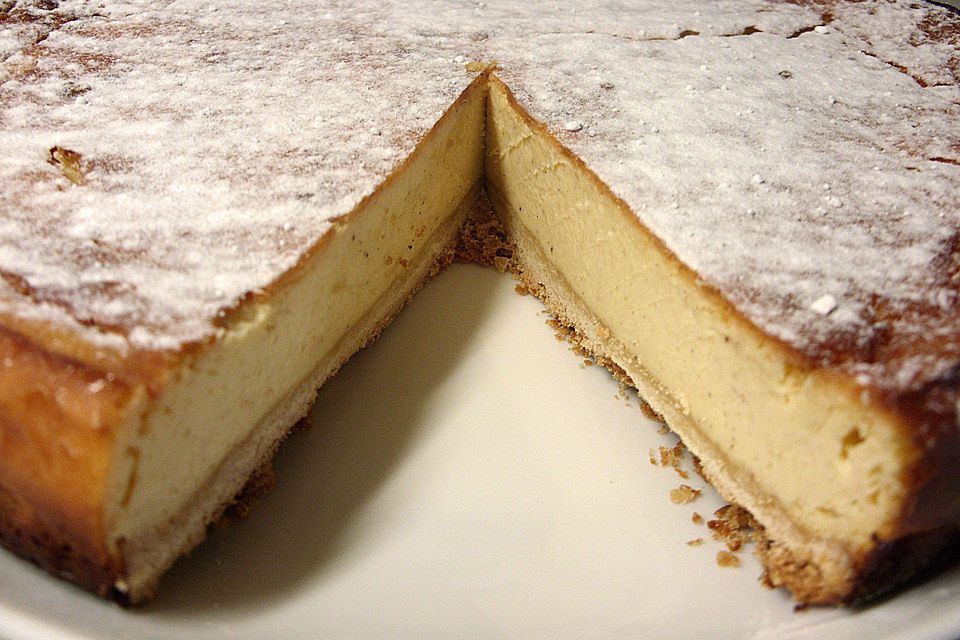 Käsekuchen mit Eierlikör