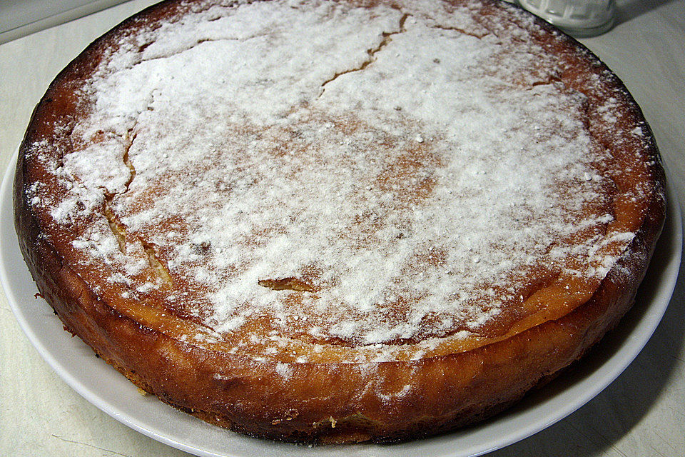 Käsekuchen mit Eierlikör