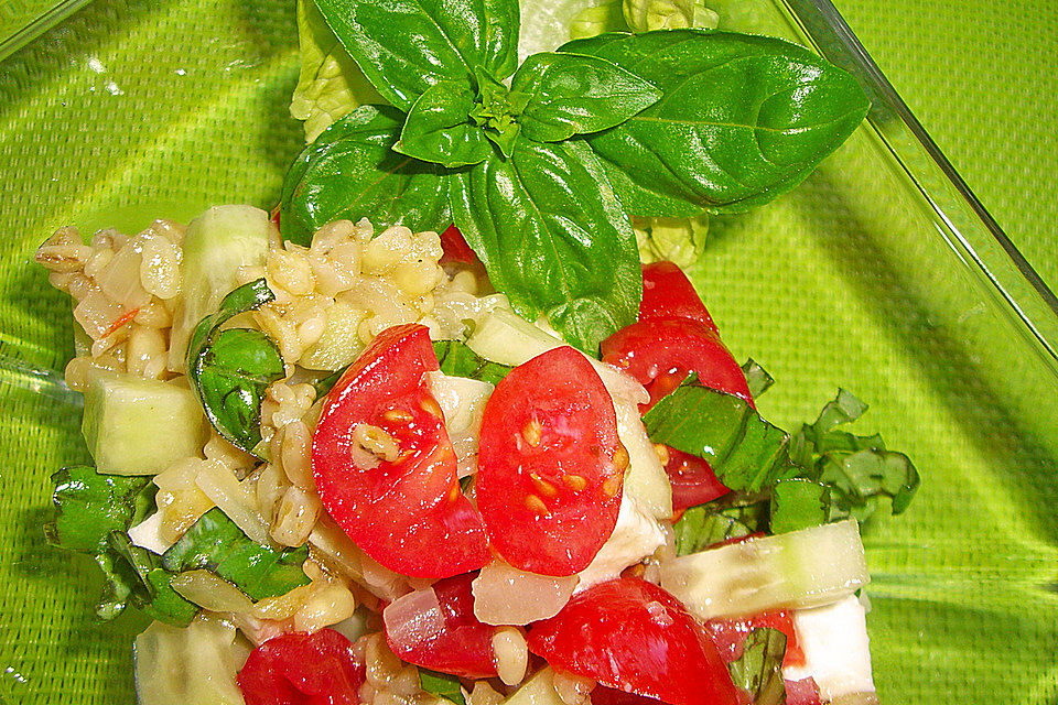 Tomaten-Mozzarella-Salat mit Ebly