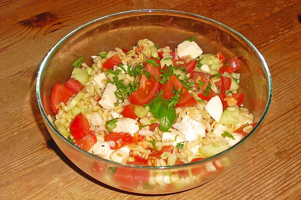 Tomaten-Mozzarella-Salat mit Ebly