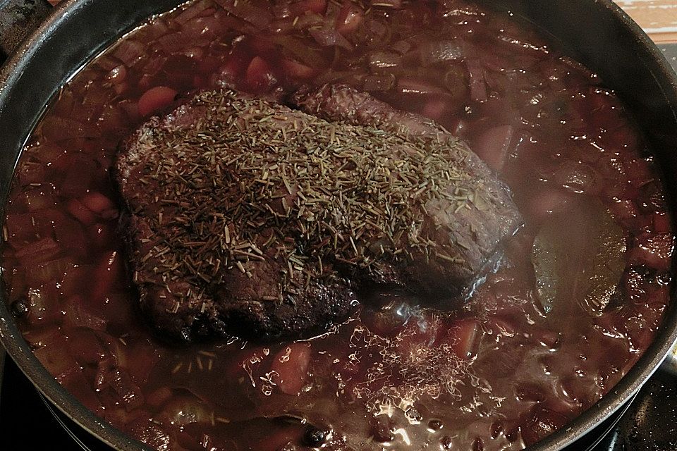 Wildschweinbraten