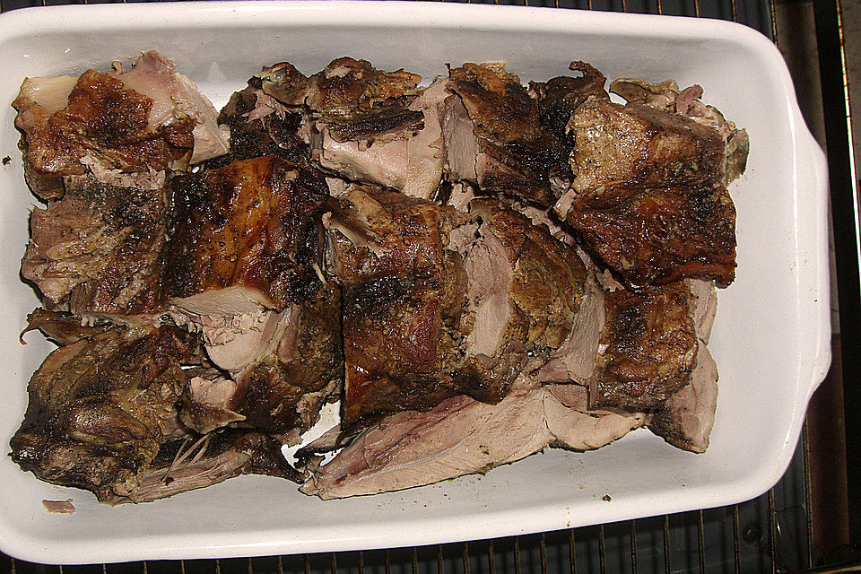 Wildschweinbraten