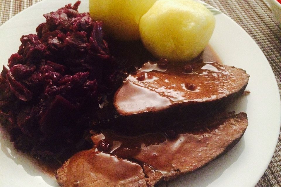 Wildschweinbraten