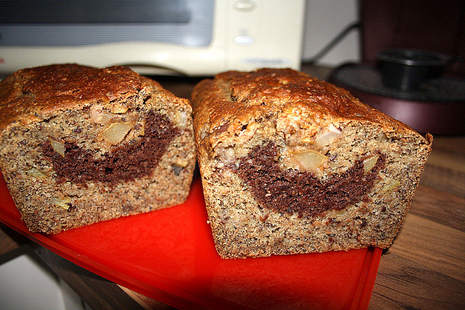Fitness - Schoko - Bananenbrot Fitness - Schoko - Bananenbrot