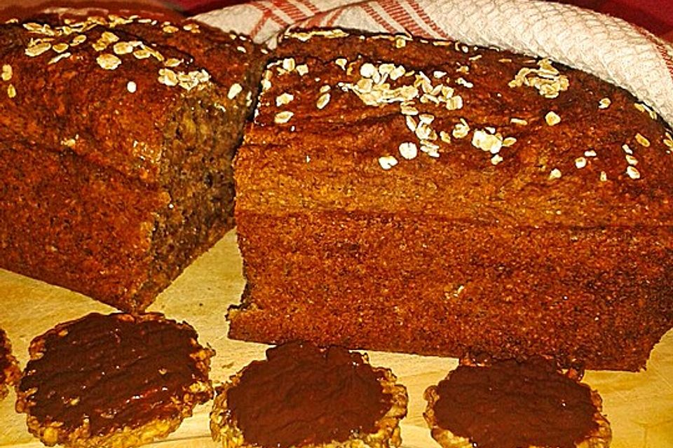 Fitness - Schoko - Bananenbrot Fitness - Schoko - Bananenbrot